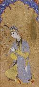 Muhammadi of Herat The Lady Beloved sits framed within the prayer niche oil painting picture wholesale